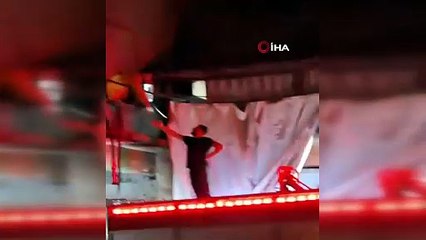 ÇAYKUR Ardeşen Çay Fabrikasında yangın