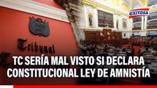 Ley de amnistía: TC va a generar un problema al Perú si la declara constitucional, señala experto