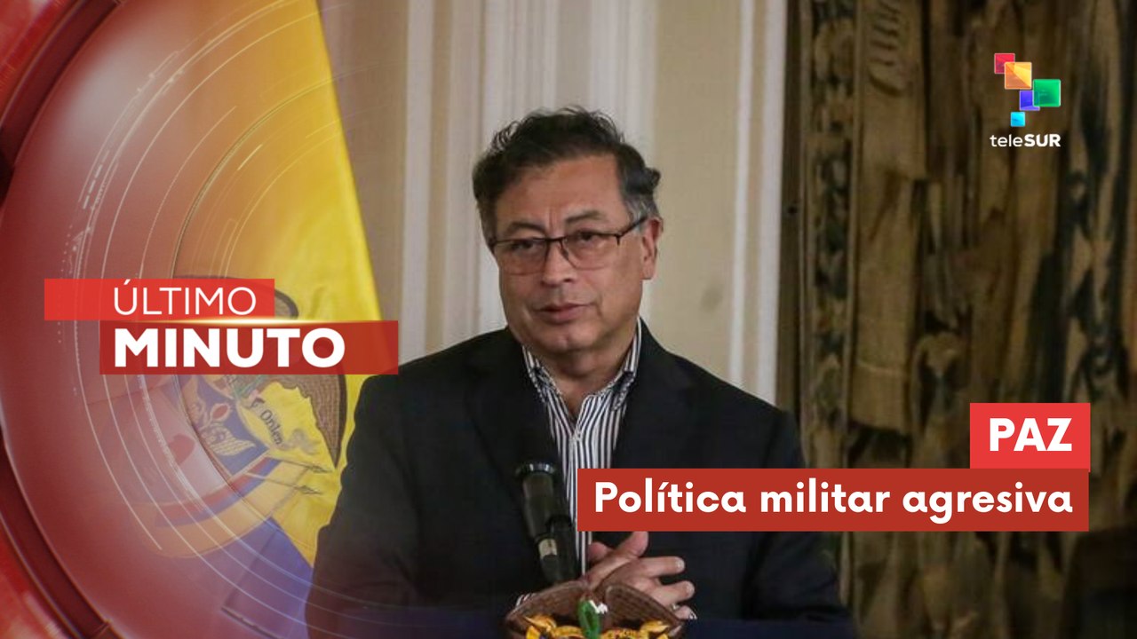Pdte. Petro denunció acciones guerreristas de EE.UU. en el Caribe.