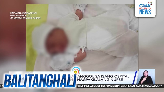 Bagong silang na sanggol sa isang ospital dinukot umano ng nagpakilalang nurse | Balitanghali