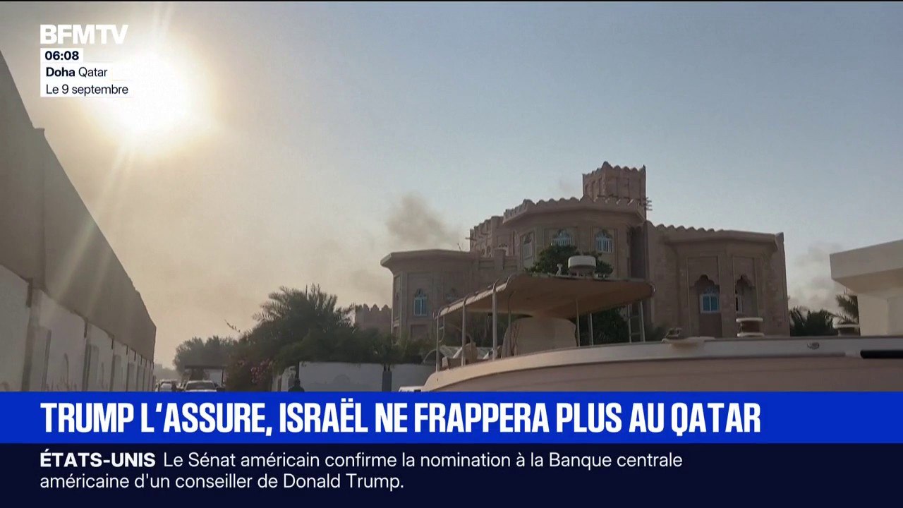 Donald Trump assure qu'Israël "ne frappera plus au Qatar", une semaine après l'attaque sur Doha