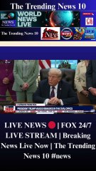 LIVE NEWS 🔴 | FOX 24/7 LIVE STREAM | Breaking News Live Now | The Trending News 10 #news  #livenews