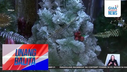 Ilang nagtitinda ng Christmas decorations sa Divisoria, maaga nang nagbubukas | Unang Balita