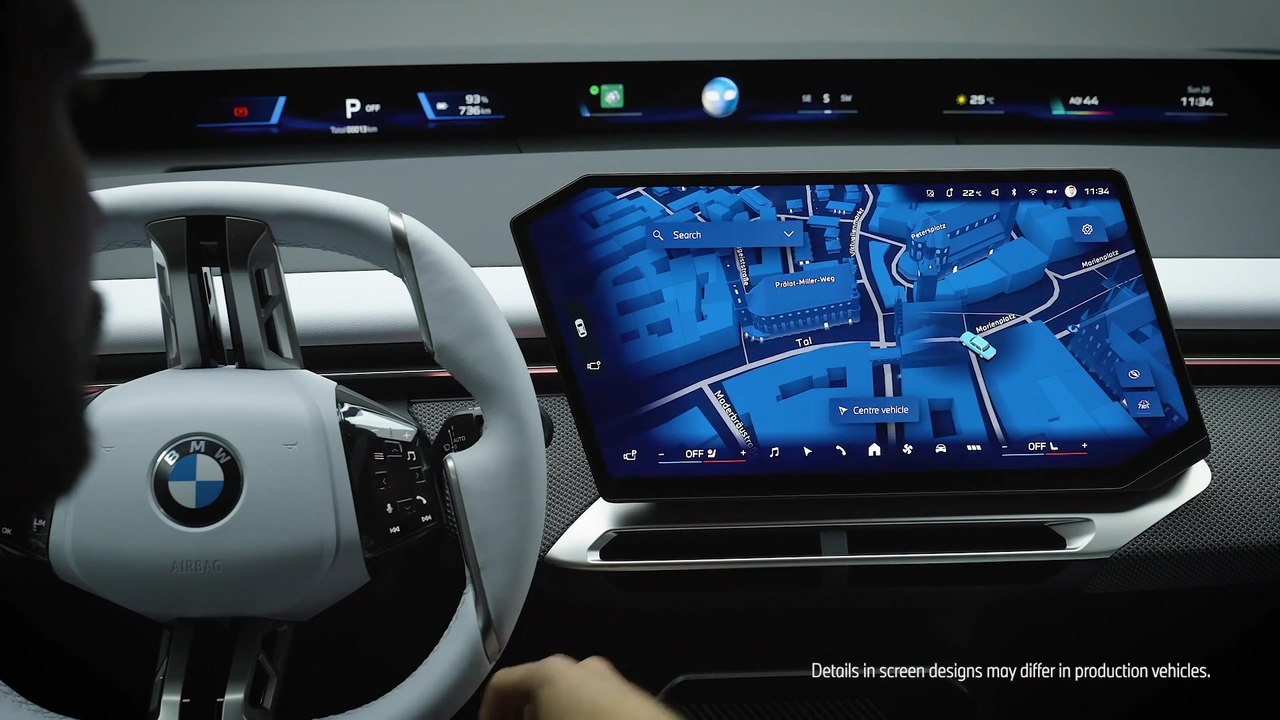 BMW iX3 - BMW Maps - Intelligente, ladeoptimierte Routenplanung und umfassendem Navigationserlebnis schon in der Grundausstattung