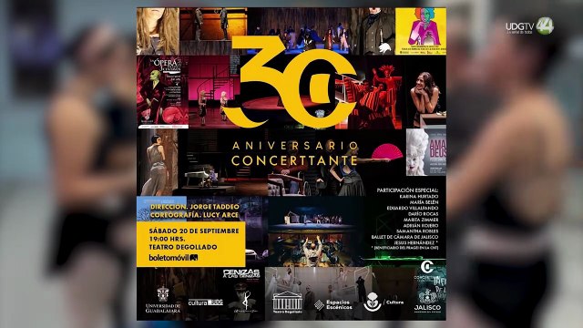 La compañía Concerttante celebra 30 años de trayectoria con música, danza y teatro en Guadalajara