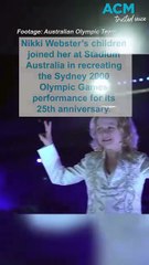 Nikki Webster recreates Sydney 2000 performance for 25th anniversary
