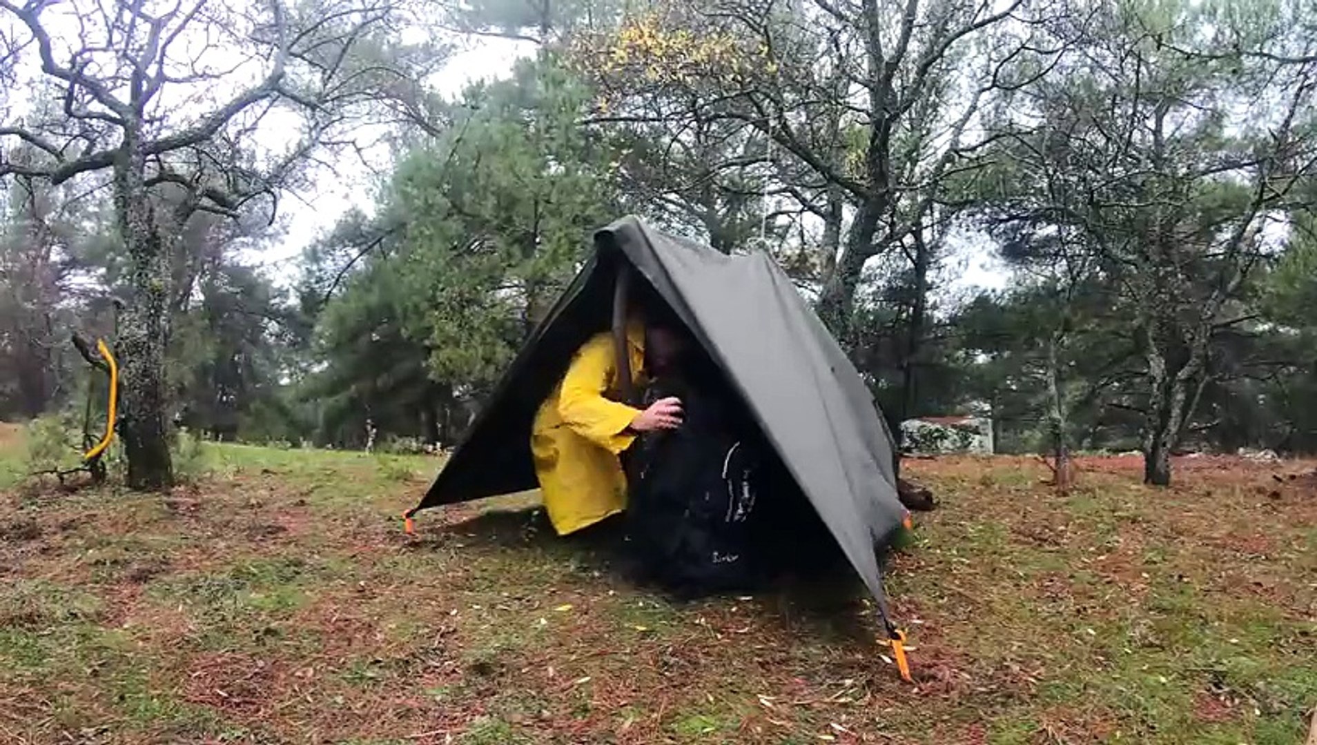 ⁣Camping in Heavy Rain and Thunderstorm - Bad Weather Conditions,Relaxing Rain Sounds - ASMR