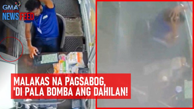 Malakas na pagsabog, 'di pala bomba ang dahilan! | GMA Integrated Newsfeed