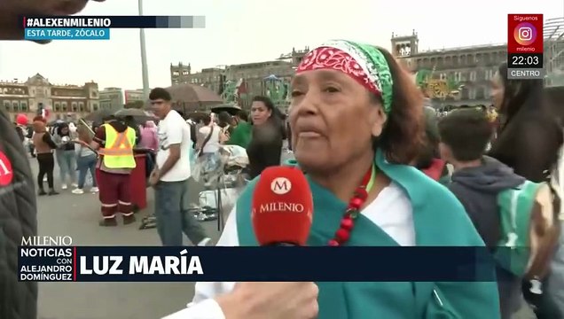 Mexicanos llenan el Zócalo para el primer Grito de Independencia de Sheinbaum