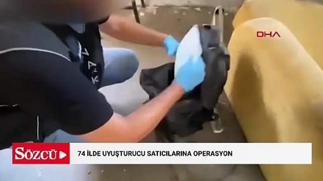74 ilde uyuşturucu satıcılarına operasyon; bin 811 şüpheli yakalandı