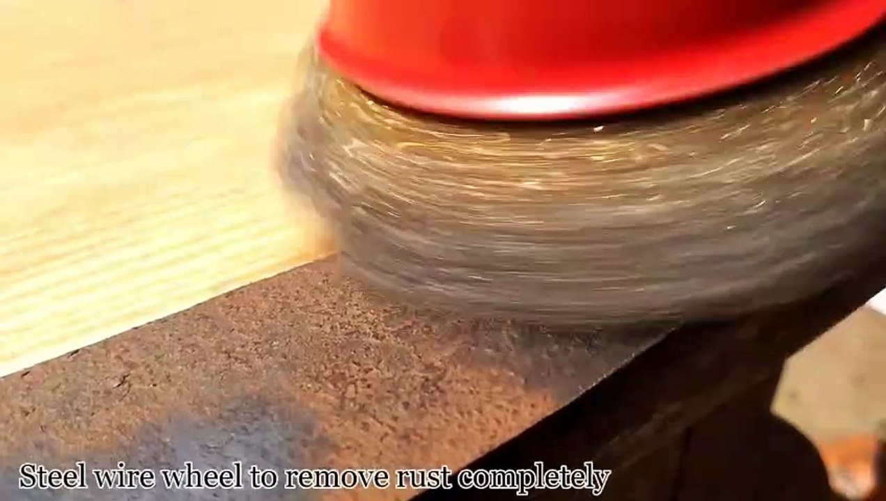 Antique Rusty Butchers Knife Restoration [ Very Rusty Restoration ]