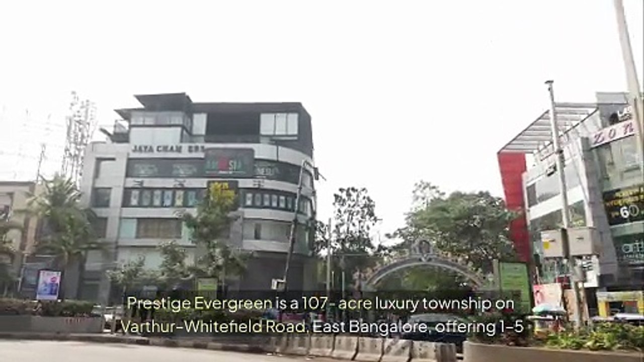 Prestige Evergreen Bangalore – Price, Location & Floor Plans