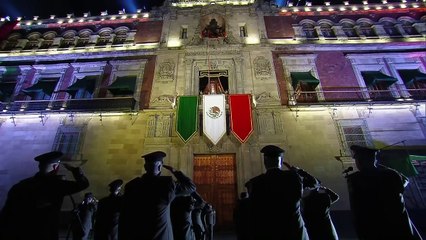 Claudia Sheinbaum da su primer Grito de Independencia en Palacio Nacional