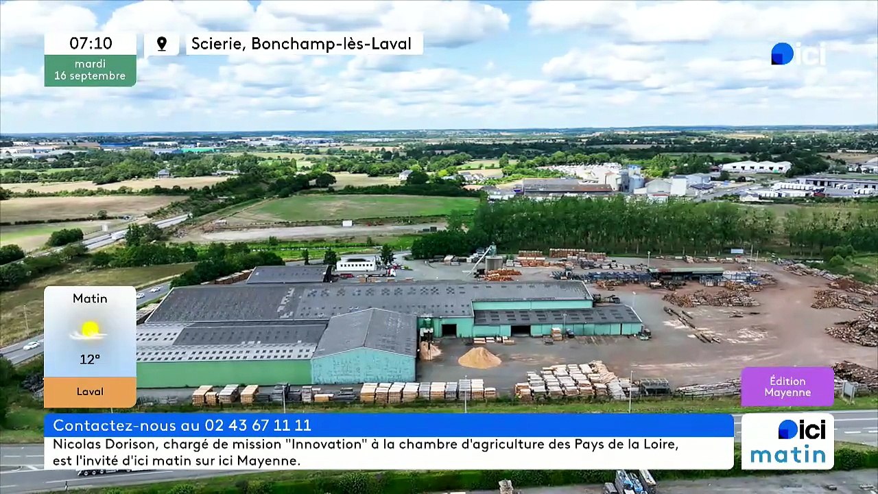 16/09/2025 - ici matin par ici Mayenne en vidéo