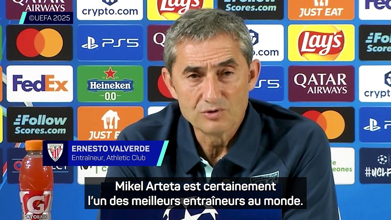 Valverde : "Arteta est un des meilleurs entraîneurs au monde"