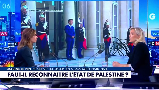 Reconnaître maintenant l’État de Palestine, «c’est donner quitus au Hamas», dénonce Marine Le Pen