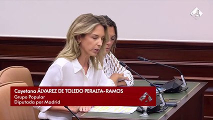 Cayetana somete a Sánchez a un repaso de libro: "Lo de la Vuelta fue para tapar su cóctel de corrupción y prostitución"