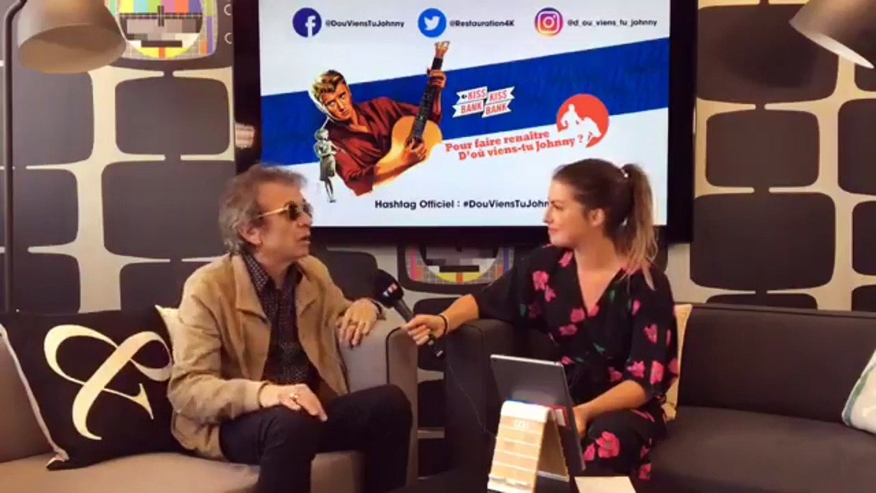 Johnny Hallyday – 16 juin 2017 | JT 13h30 TF1 – P. Manoeuvre évoque la restauration 4K de D’où viens-tu Johnny