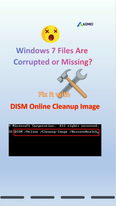 DISM Online Cleanup Image in Windows 7 – Quick Fix for System Issues