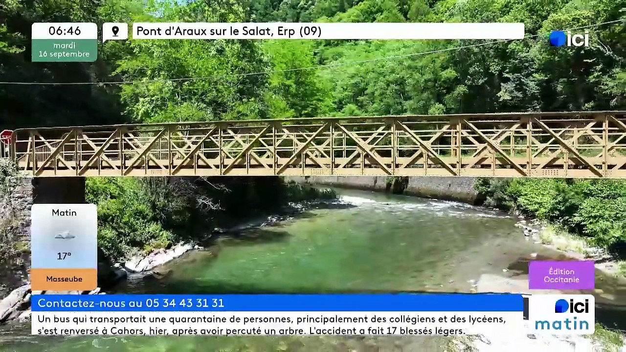 16/09/2025 - ici matin par ici Occitanie en vidéo