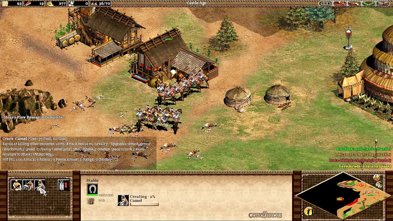 Age Of Empires 2 (Original) - Genghis Khan _ A Life of Revenge Gameplay & Strategy