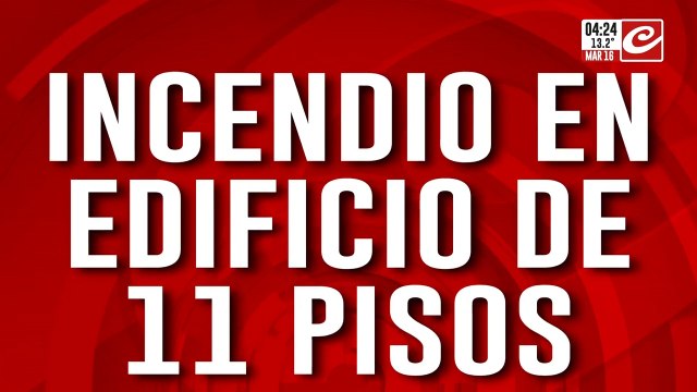 Voraz incendio de un edificio en Retiro: hay heridos y evacuados