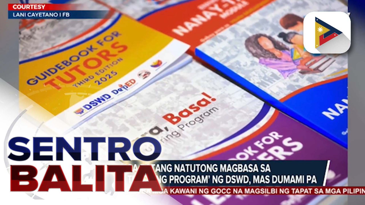 Mga batang natutong magbasa sa ‘Tara,Basa! Tutoring program’, mas dumami pa ayon sa DSWD