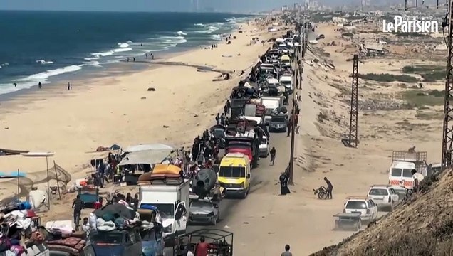 Des Palestiniens fuient l'assaut israélien sur la ville de Gaza