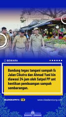 Pelaku Buang Sampah Sembarangan di Bandung Bakal Denda dan Hukuman Kurungan
