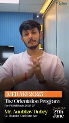 Revealing Fourth Celebrity Guest!Get ready to enter the realm of MERAKI 2025-the most awaited orientation program at GIMS, Greater Noida-Delhi-NCR, scheduled for the PGDM Batch 25-27, on 27th of June,