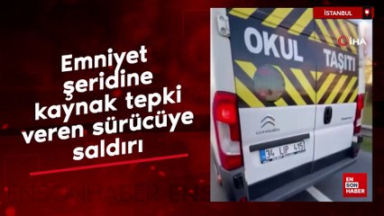 İstanbul’da Emniyet Şeridi Kavgası: Sürücüye Saldırı