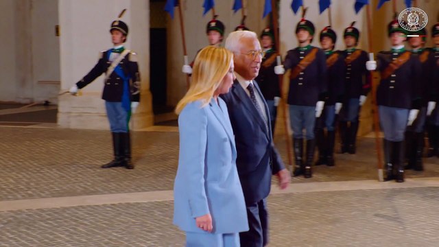 Roma - Meloni con il Presidente del Consiglio europeo Costa (15.09.25)