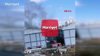 Başakşehir'de sanayi sitesinde yangın