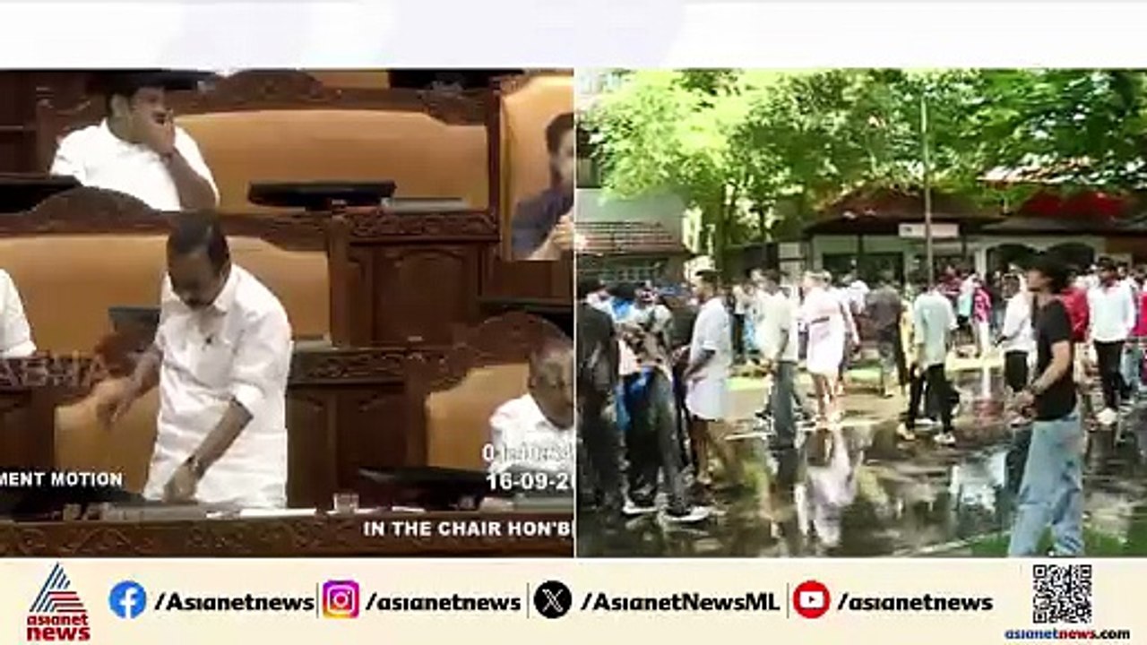 'കരിക്കിൽ തോർത്ത് കെട്ടി ഇടിക്കാൻ ഇതെന്താ ആക്ഷൻ ഹീറോ ബിജുവോ?'; വി.ഡി സതീശൻ