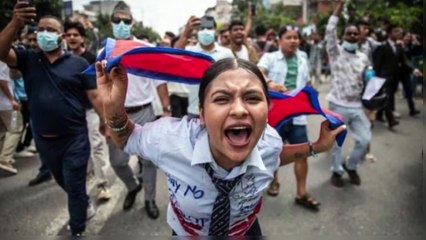 NEPAL government resign because Gen z fire parliament