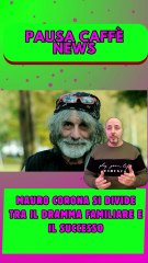 Mauro Corona si divide tra il dramma familiare e il successo..