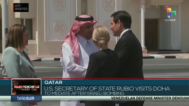 U.S. Secretary of State Marco Rubio visits Doha to mediate after Israeli bombing