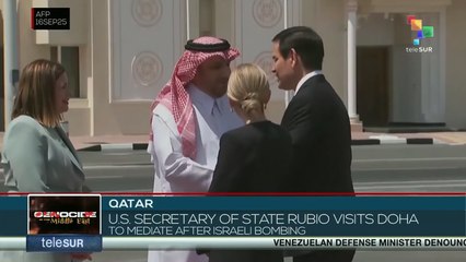 U.S. Secretary of State Marco Rubio visits Doha to mediate after Israeli bombing