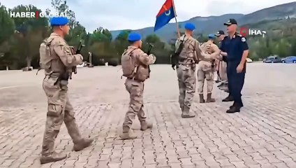 Komandolarının Suriye görevi dönüşü görüntüleri ilgi gördü