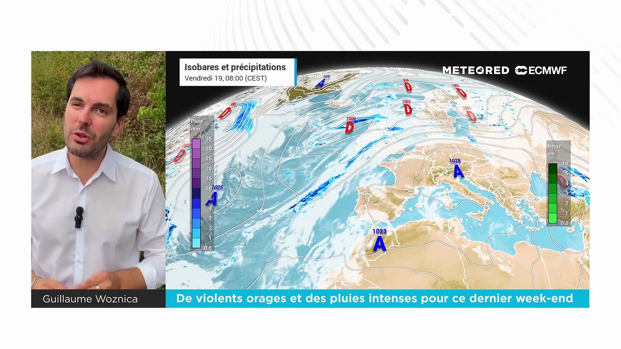 De violents orages et des pluies intenses pour ce dernier week-end de l’été