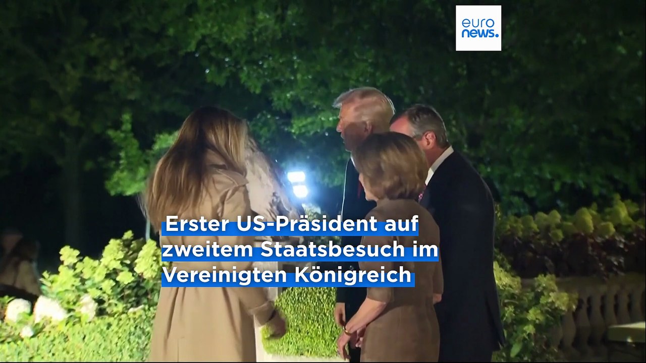 Königlicher Prunk, Diplomatie und Proteste: Trumps zweiter Staatsbesuch in Großbritannien