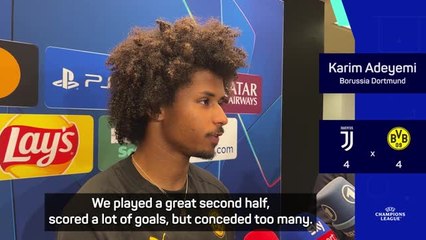 Juventus promise to improve as Dortmund rue 'immaturity' in eight-goal thriller