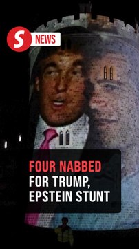 Visuals of Trump, Epstein projected onto Windsor Castle, four detained for 'public stunt'