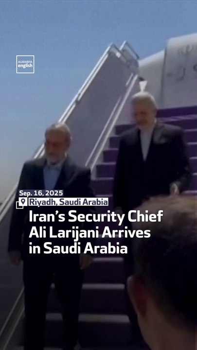 Iran’s Security Chief Ali Larijani Arrives in Saudi Arabia