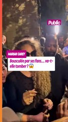 Mariah Carey bousculée par ses fans…