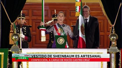 Mujeres militares marcan historia en la entrega de la bandera nacional