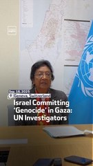 Israel Committing ‘Genocide’ in Gaza: UN Investigators
