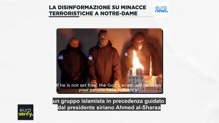 Disinformazione online su minacce terroristiche alla cattedrale di Notre-Dame: virale falso video