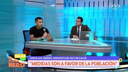 JORGE LUIS JIMÉNEZ, DIRIGENTE DEL SECTOR SALUD