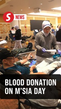 Malaysia Day: Hundreds donate their blood
